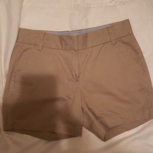 J CREW Ladies shorts khaki  *size 0